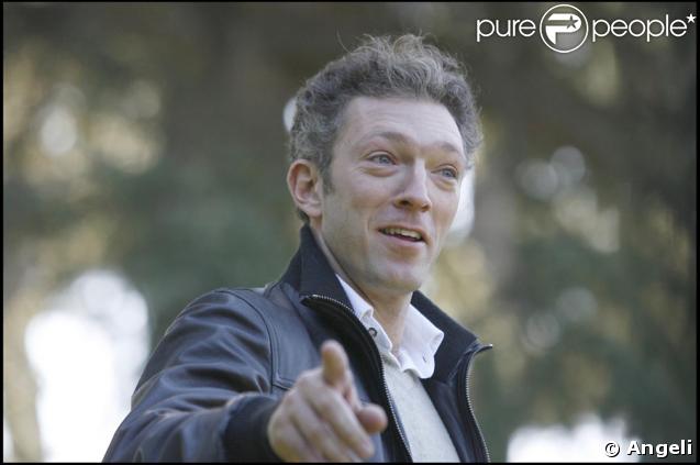 Vincent cassel pose à Rome pour la promo de L'Ennemi public n°1