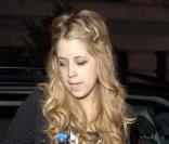 Peaches Geldof, rentrant dans son hôtel londonien à 4h du matin le 25 février 2009