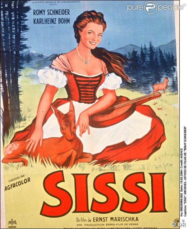 Sissi a été immortalisée à l'écran par Romy Schneider 