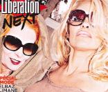 Pamela Anderson en couverture de  Libération Next  