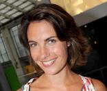 La jolie présentatrice de  L'amour est dans le pré , Alessandra Sublet. 