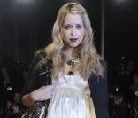 Peaches Geldof à la soirée Vogue lundi soir à Milan