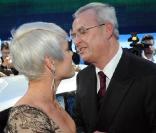 Pink et le président de Volkswagen prennent la pose...