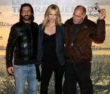 José Maria Yazpik, Charlize Theron et Guillermo Arriaga, à l'occasion de la promotion de 
