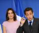 Nicolas Sarkozy, attentivement observé par Carla Bruni, faisant un discours devant les membres de la communauté française du Mexique dans une école française à Mexico le 9 mars 2009