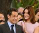 Nicolas Sarkozy, attentivement observé par Carla Bruni, faisant un discours devant les membres de la communauté française du Mexique dans une école française à Mexico le 9 mars 2009
