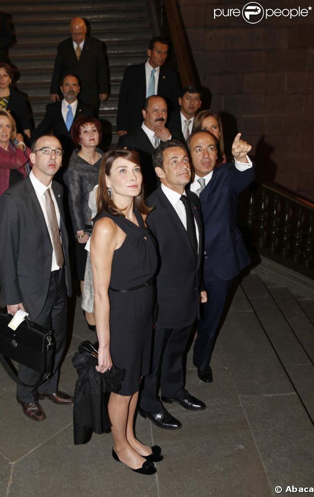 Le président Felipe Calderon répond à toutes les interrogation de couple français 