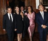 Le dirigeant mexicain et sa femme offrent un tour des lieux à leurs invités français 