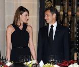 Carla Bruni et Nicolas Sarkozy sont désormais prêt pour le dîner donné par le président mexicain et son épouse le 9 mars 2009 à Mexico 