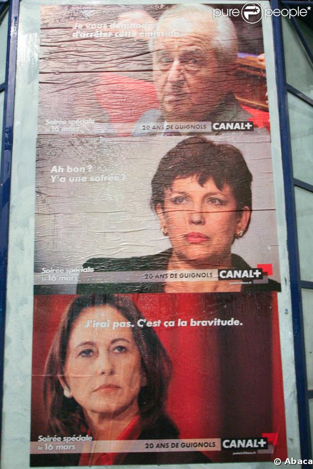 Les visuels de la campagne  Les 20 ans des Guignols de l'info  
