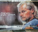 Visuel Philippe Lucas de la campagne  Les 20 ans des Guignols de l'info  