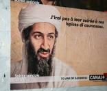 Visuel Ben Laden de la campagne  Les 20 ans des Guignols de l'info  