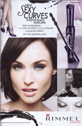 Sophie Ellis-Bextor pose pour Rimmel