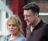 Patsy Kensit et Jeremy Healy font du shopping en juin 2008 à Londres