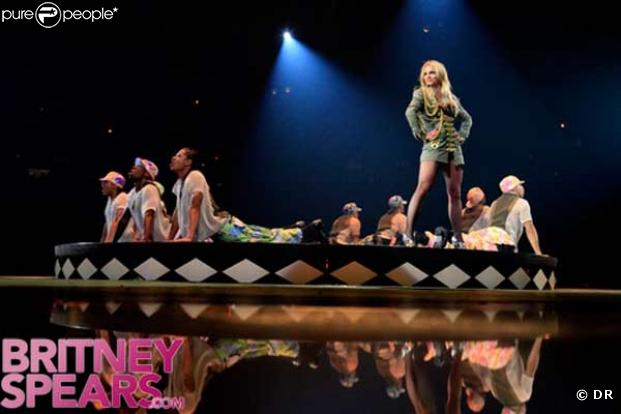 Britney Spears en concert au Nassau Coliseum, près de New-York, le 11 mars 2009