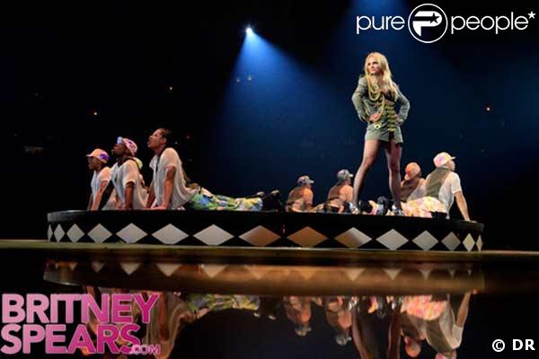 Britney Spears en concert au Nassau Coliseum, près de New-York, le 11 mars 2009