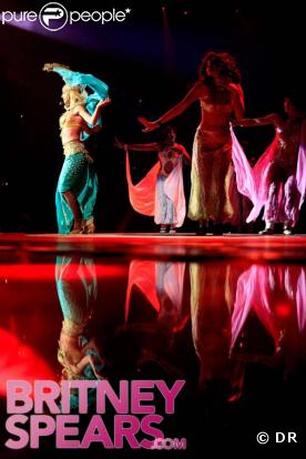 Le show de Britney Spears au Nassau Coliseum, près de New-York, le 11 mars 2009
