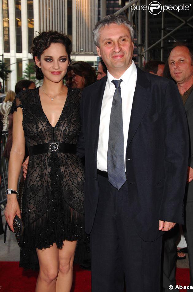 Marion Cotillard et Alain Goldman, le producteur de la Môme.