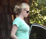Rebecca Romijn sortant de son cours de sport le 16 mars 2009