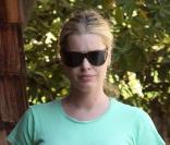 Rebecca Romijn sortant de son cours de sport le 16 mars 2009