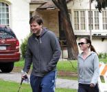Christina Ricci et son fiancé Owen Benjamin en mars 2009