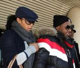 Janet Jackson et Jermaine Dupri à l'aéroport  La Guardia à New York le 24 mars 2009