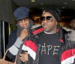 Janet Jackson et Jermaine Dupri à l'aéroport  La Guardia à New York le 24 mars 2009