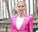 Heidi Klum a opté pour le total look avec un tailleur signé Matthew Williamson