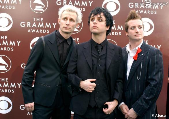 Green Day aux Grammy Awards, en février 2005