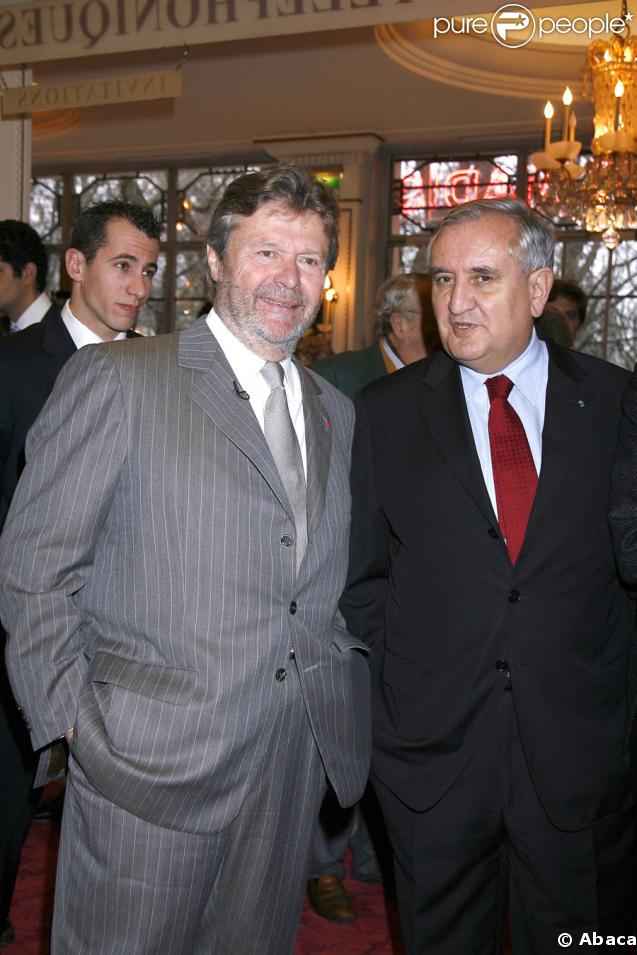 Alain-Dominique Perrin et son ami Jean-Pierre Raffarin 