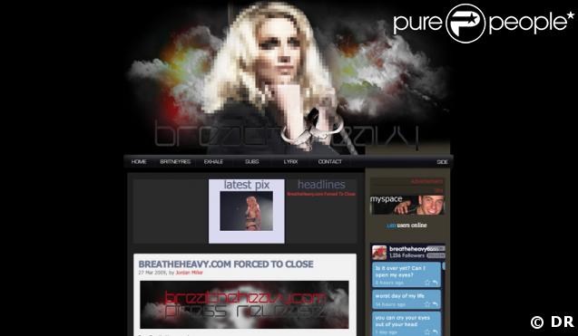 Website BreatheHeavy.com, site n°1 des fans de Britney Spears