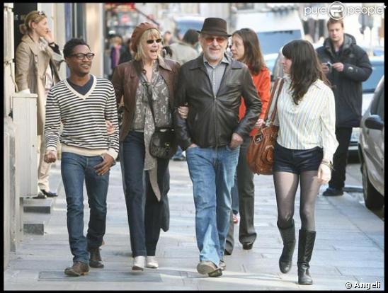 Steven Spielberg en famille, à Paris, le 19 mars 2009 !