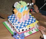 Fergie et son gâteau d'anniversaire ! Fais un voeu !