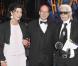 Caroline de Hanovre, le prince Albert II et Karl Lagerfeld, lors du 55e Bal de la Rose, qui s'est tenu le 28 mars 2009, dans la principauté de Monaco !