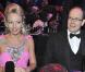 Camilla de Bourbon Sicile, Duchesse de Castro, et le prince Albert II, lors du 55e Bal de la Rose, qui s'est tenu le 28 mars 2009, dans la principauté de Monaco !