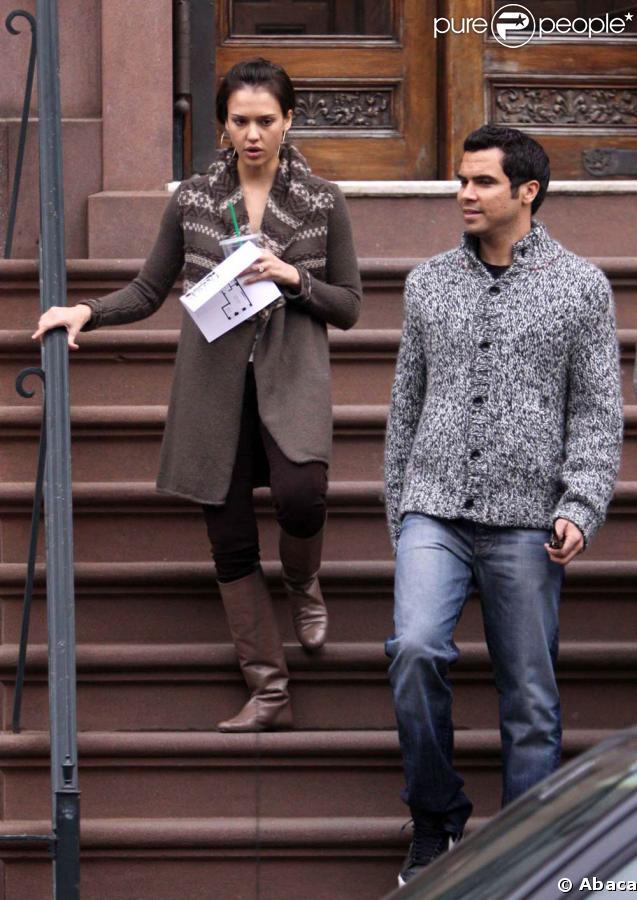 Jessica Alba et son mari Cash Warren à Manhattan