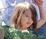 Suri Cruise à la sortie de l'église scientologue de Los Feliz