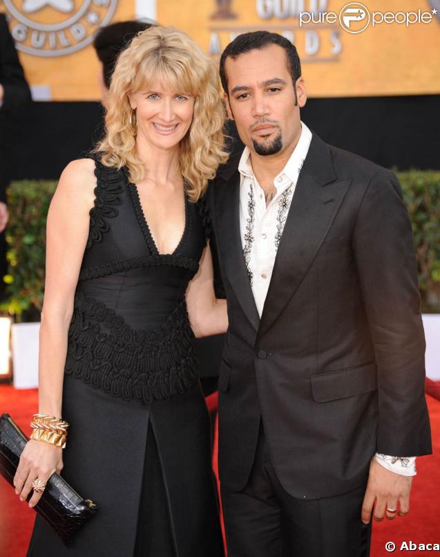 Ben Harper et sa femme Laura Dern à la cérémonie des  Screen Actors Guils Awards  en janvier 2009 à Los Angeles