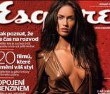 Megan Fox en couverture du magazine Esquire tchèque 