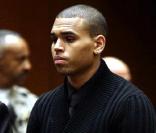 Chris Brown, lors de son procès