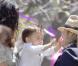 Camila Alves, Levi, les bras de Levi et Kate Capshaw, lors de la grande après-midi organisée par Ron Meyer à l'occasion des fêtes de Pâques, le 12 avril 2009, dans sa propriété de Malibu !