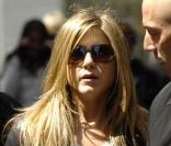 Jennifer Aniston dans les alentours du tournage de The Baster à New York le 13 avril 2009