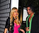 Shauna Sand et un nouvel ami, à Hollywood. 13/04/09