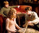 Ron, Hermione et Harry dans Harry Potter et le Prince de sang-mêlé