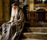 Michael Gambon qui joue Dumbledore dans Harry Potter et le Prince de sang-mêlé