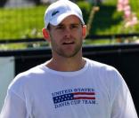 Andy Roddick à l'entrainement 
