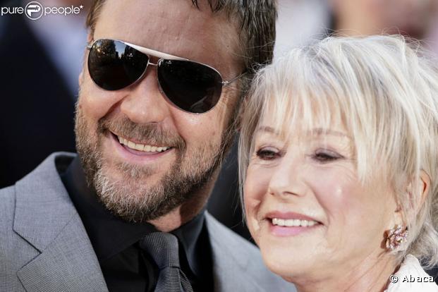 Russell Crowe et Hellen Mirren, un duo de choc et de charme lors de la première du film Jeux de pouvoir à Londres le 21 avril 2009