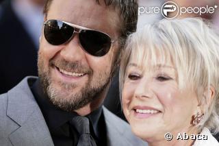 Russell Crowe et Hellen Mirren, un duo de choc et de charme lors de la première du film Jeux de pouvoir à Londres le 21 avril 2009