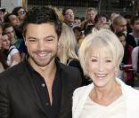 Les comédiens britanniques Dominic Cooper et Helen Mirren lors de la première du film Jeux de pouvoir à Londres le 21 avril 2009