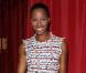 Jamelia, la chanteuse à la silhouette élégante mais musclée lors de la première du film Jeux de pouvoir à Londres le 21 avril 2009
